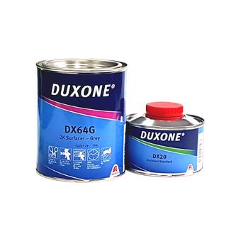 Duxone 2К Грунт-наполнитель DX64G 1 л. с отвердителем DX20 0,25 л. белый