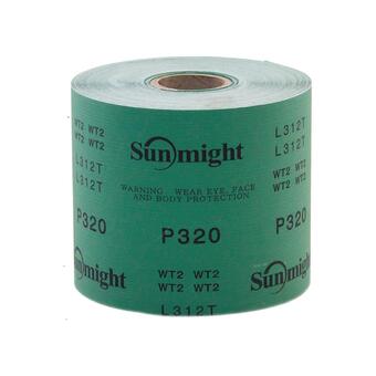 10414 Sunmight Шлифовальный материал L312Tв рулоне P320 115 мм. * 50 м. зеленый