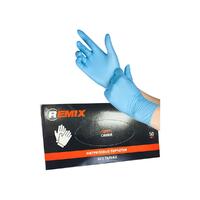 REMIX Нитриловые перчатки синие размер M, в упаковке 50 штук.
