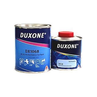 Duxone 2K Грунт-наполнитель быстрый HS DX1068 1 л. с отвердителем DX28 0,5 л. серый