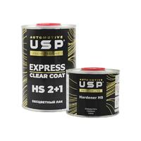 USP Прозрачный лак Premium Express HS 2:1 1 л. с отвердителем 0,5 л.